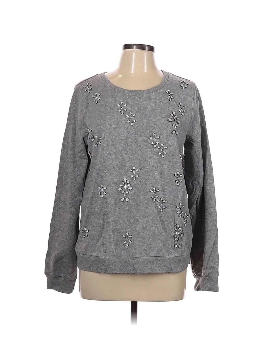 Soft Joie Women Gray Sweatshirt L